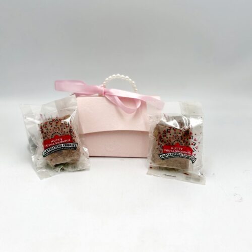 Small Pink handbag with 2 x 25g Conf. Brownies SW