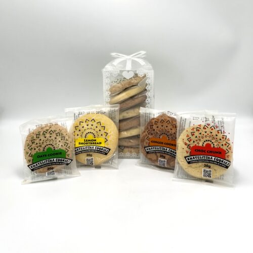 Cookie Gift Pack 8 x 30g Retail Mix SW cookies